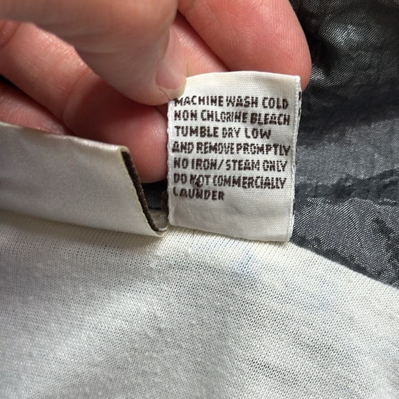 Vintage Givenchy Active Sports Blue Gray Nylon Windbreaker Jacket Size Large - Picture 8 of 11